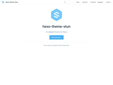 Hexo Theme Stun screenshot