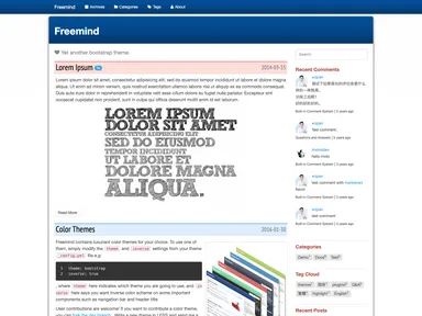 Hexo Theme Freemind screenshot